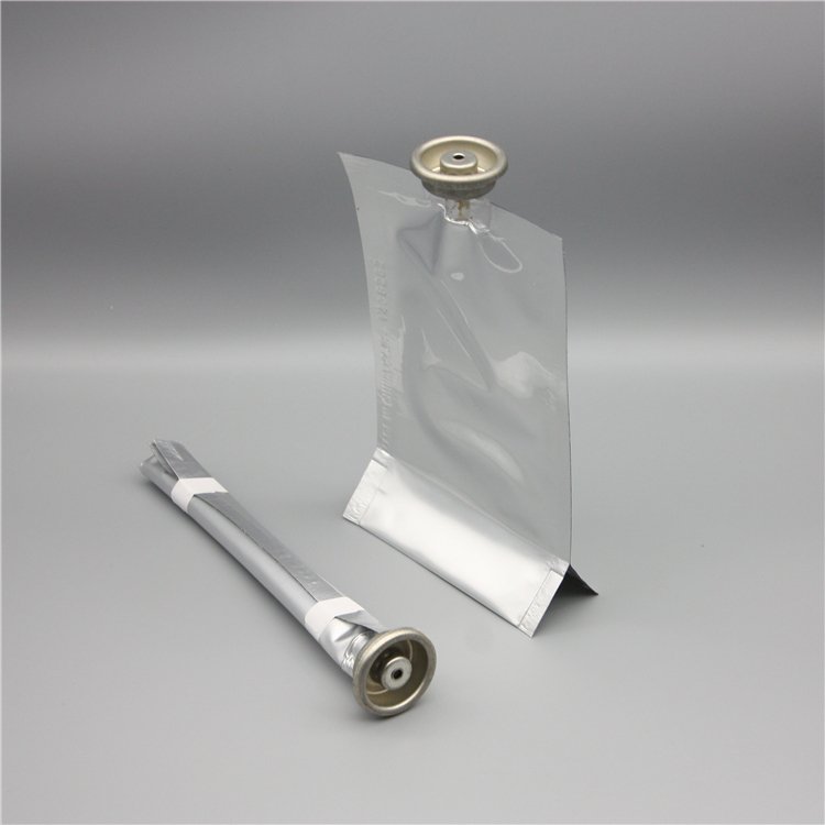 800 ml bag on valve for fire extinguisher with tinplate cup