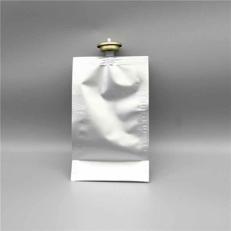 150ml bag on valve for cosmetics with tinplate cup