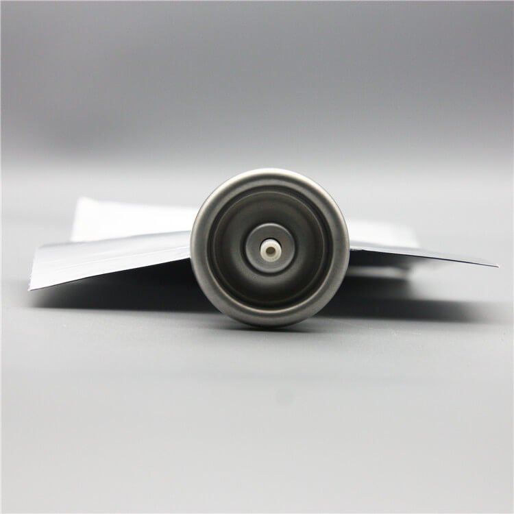 150ml bag on valve for cosmetics with aluminium cup white type 2