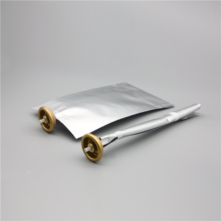 150ml bag on valve for cosmetics with aluminium cup golden type 1